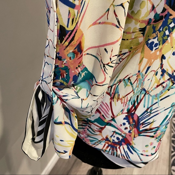 BCBG MaxAzria Haida Silky Tunic Top Size XS - Picture 6 of 16